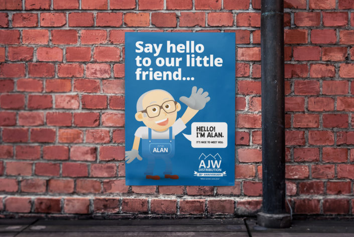 AJW Mini Alan Poster design