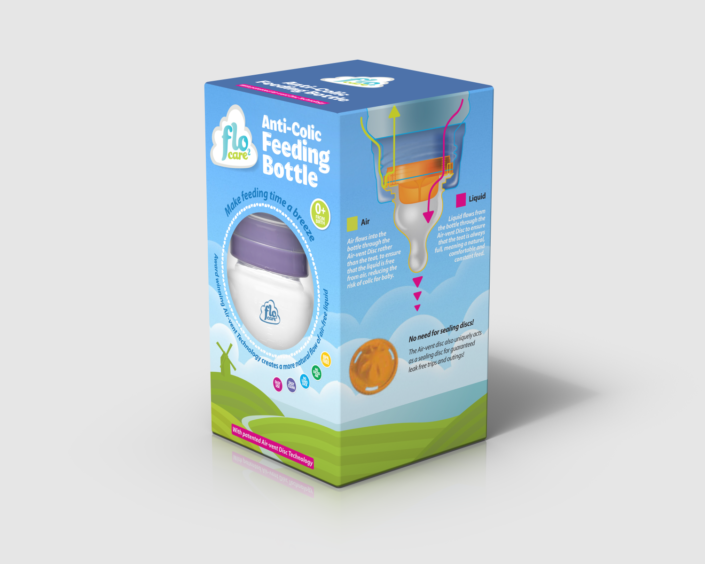 Flo2 Care baby bottle concept single pack